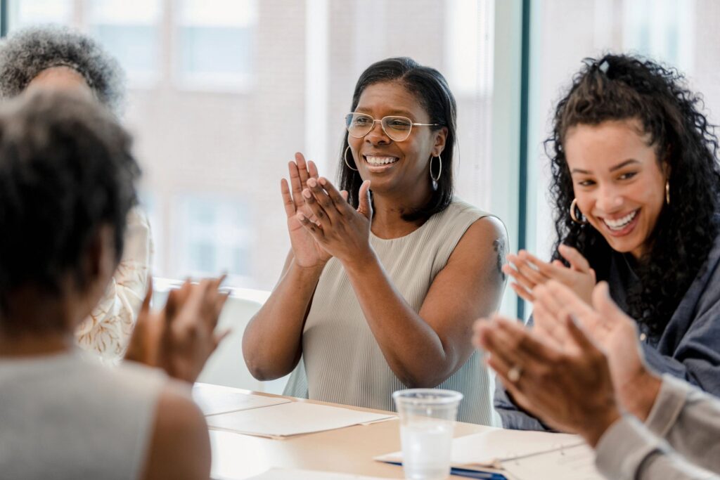 Diverse group meets for book club